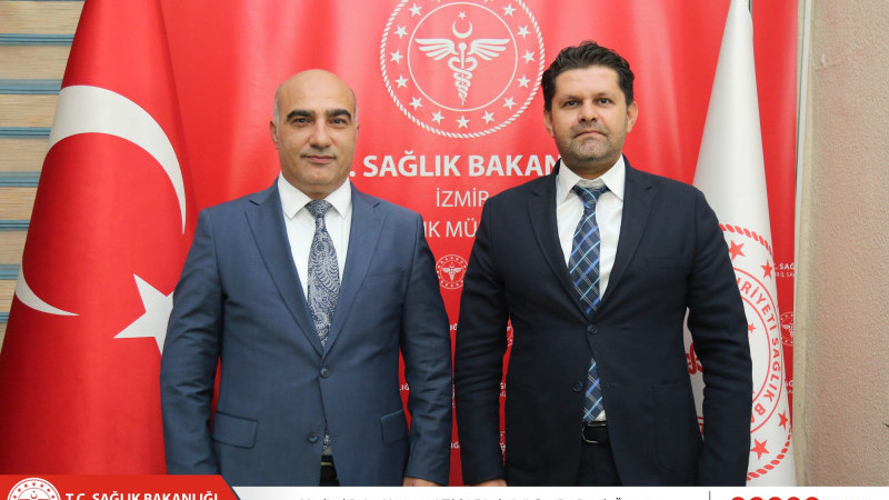 Eski İzmir İl Sağlık Müdürü Öztop’tan yeni müdür Kul’a destek ziyareti