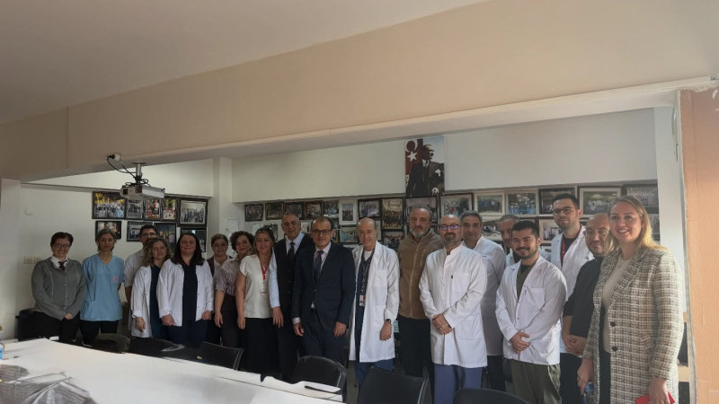 Prof. Dr. Bülent ÇALIK, Kalp ve Damar Cerrahi Kliniği’ni ziyaret etti