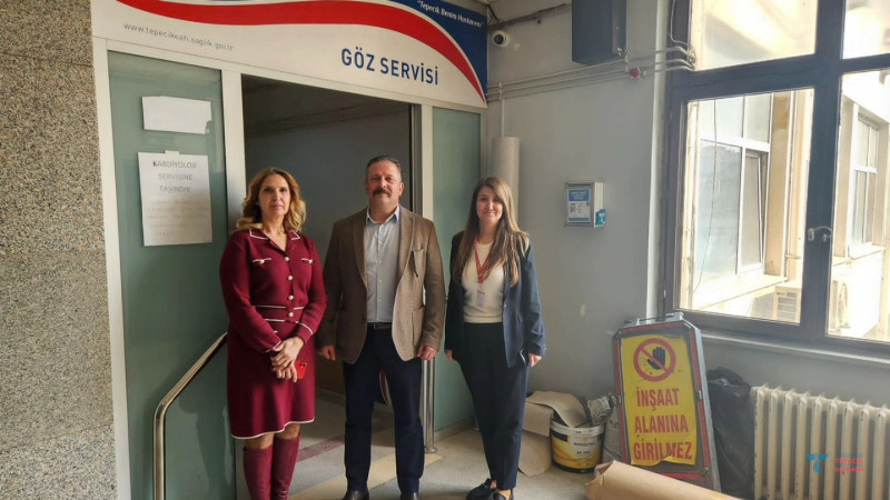 Tepecik Eğitim ve Araştırma Hastanesi'nde göz servisi yenileniyor