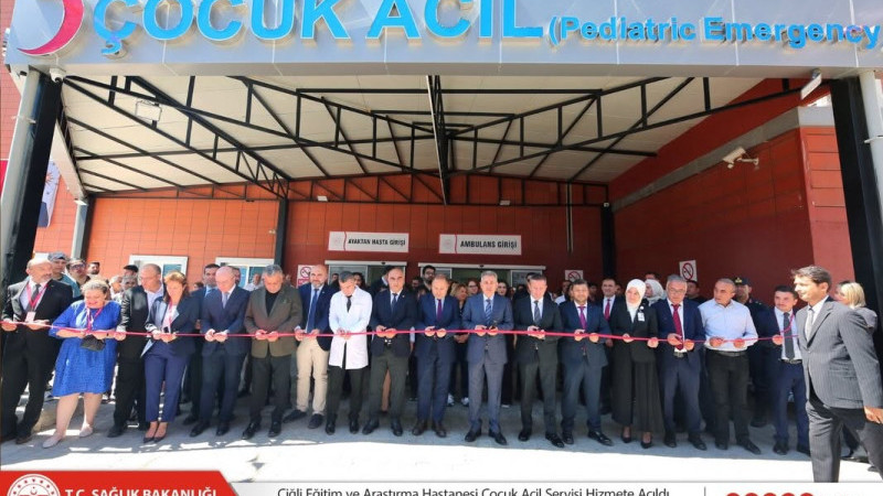 Çiğli Eğitim ve Araştırma Hastanesi çocuk acil servisi törenle açıldı