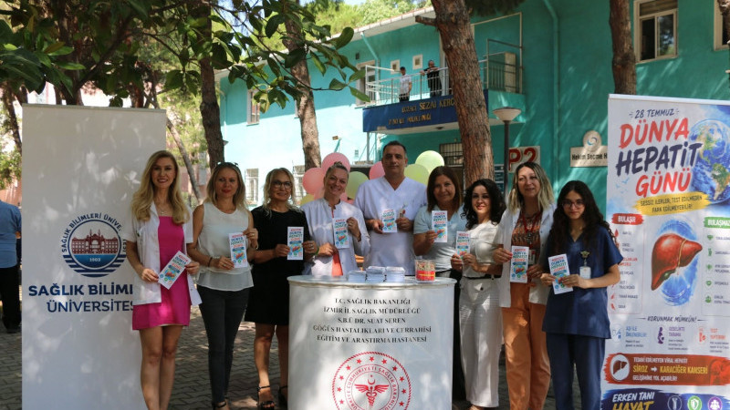 SBÜ Dr. Suat Seren Hastanesi’nde dünya hepatit günü etkinliği